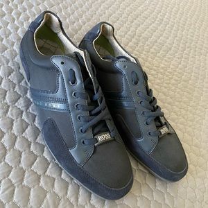 Hugo Boss green shoes sneakers